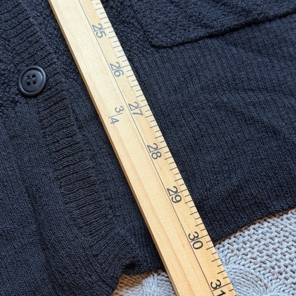 Eileen Fisher Women's Medium 100% Wool Knit Vest Sleeveless Cardigan Pockets - Picture 7 of 7